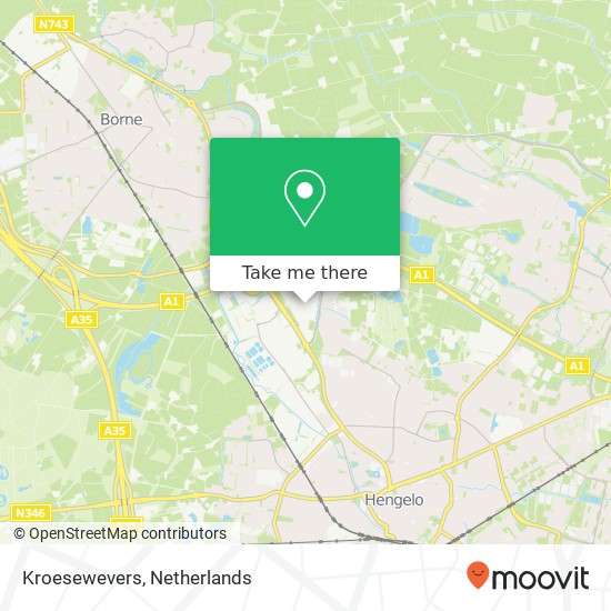 Kroesewevers map