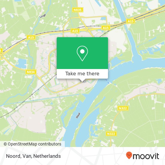 Noord, Van map