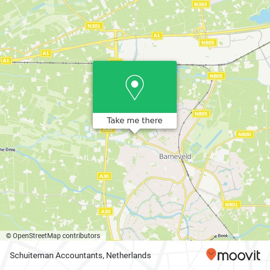 Schuiteman Accountants map