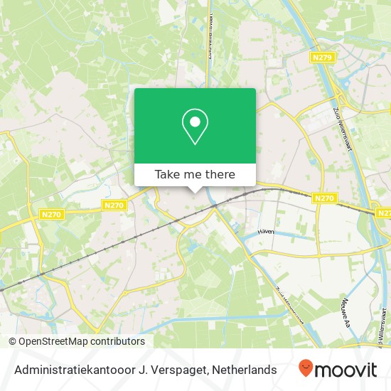 Administratiekantooor J. Verspaget map