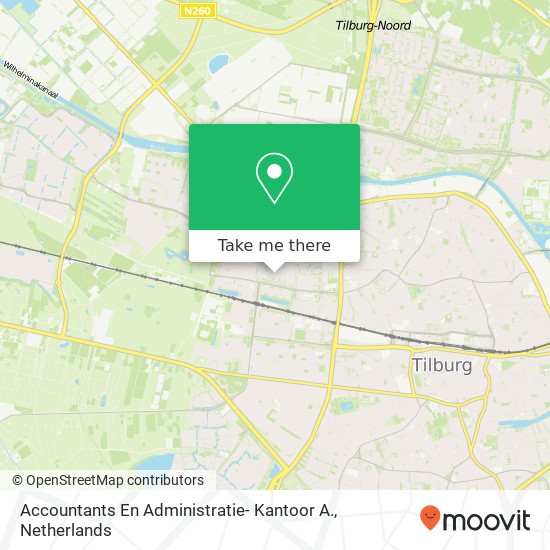 Accountants En Administratie- Kantoor A. map