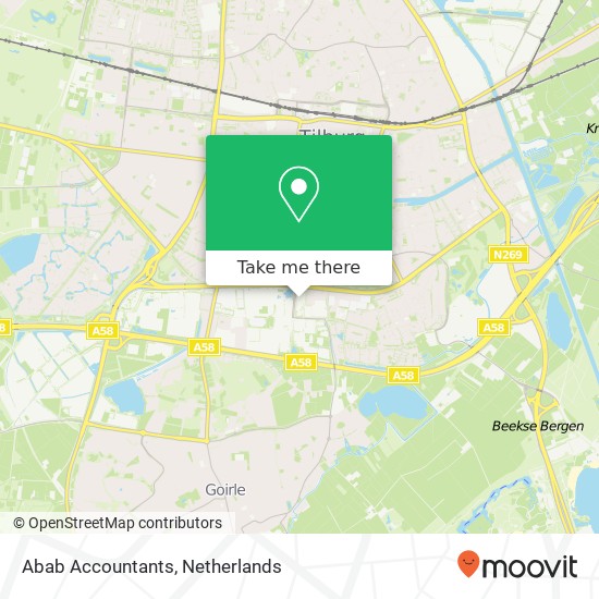 Abab Accountants map