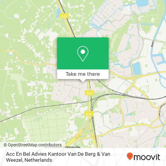 Acc En Bel Advies Kantoor Van De Berg & Van Weezel map