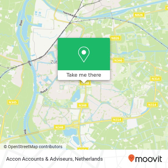 Accon Accounts & Adviseurs map