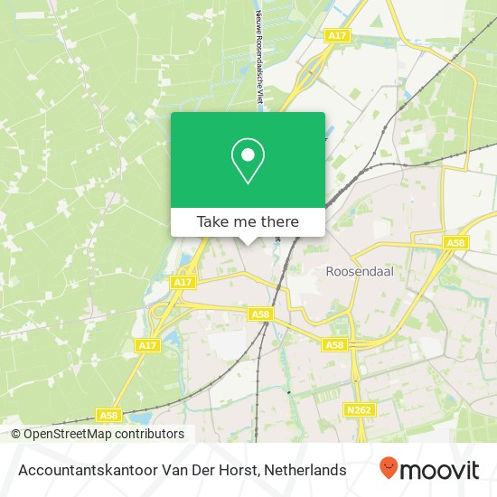 Accountantskantoor Van Der Horst map