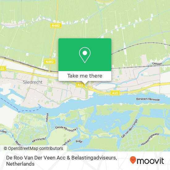 De Roo Van Der Veen Acc & Belastingadviseurs map