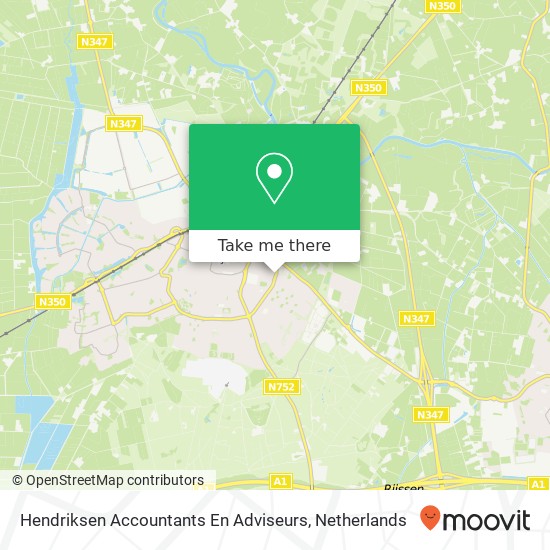 Hendriksen Accountants En Adviseurs map