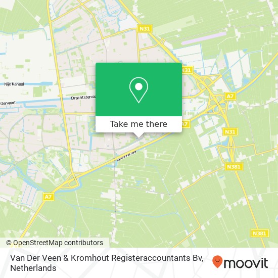 Van Der Veen & Kromhout Registeraccountants Bv map