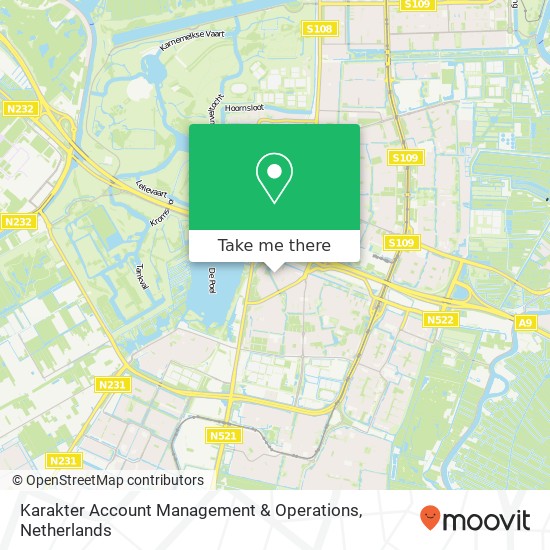 Karakter Account Management & Operations map