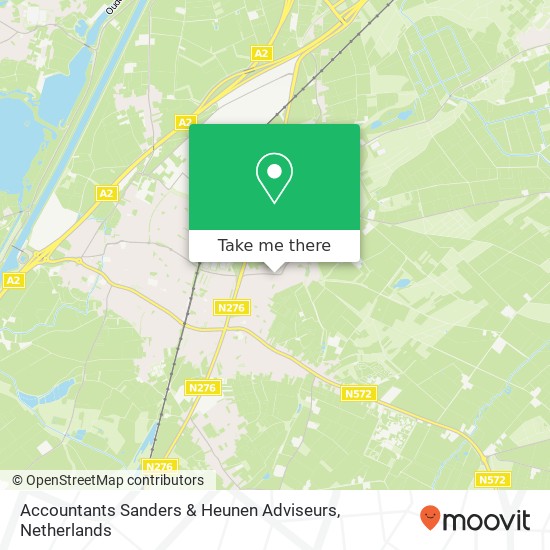 Accountants Sanders & Heunen Adviseurs map