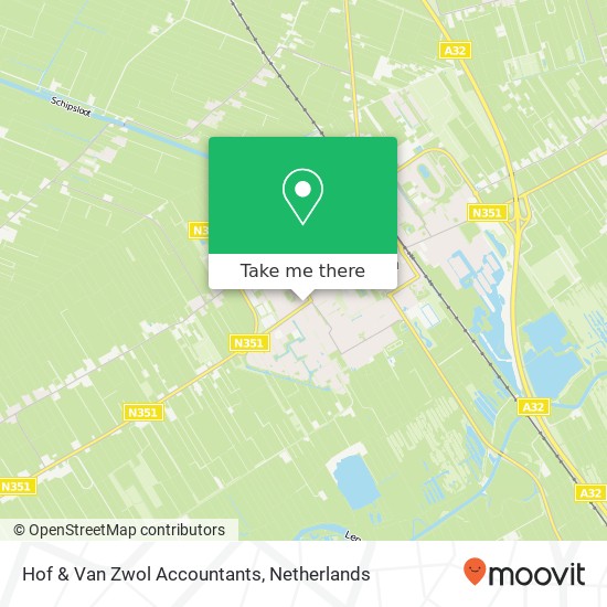 Hof & Van Zwol Accountants map