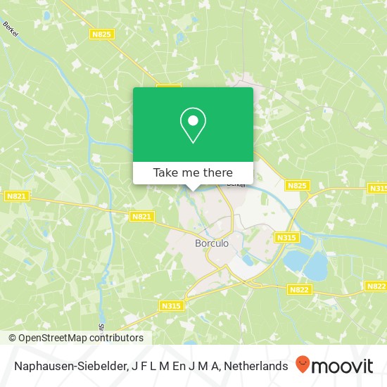 Naphausen-Siebelder, J F L M En J M A map