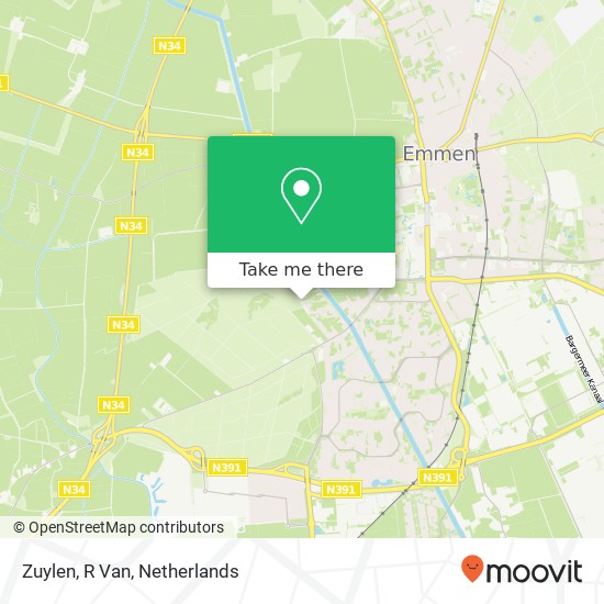 Zuylen, R Van map