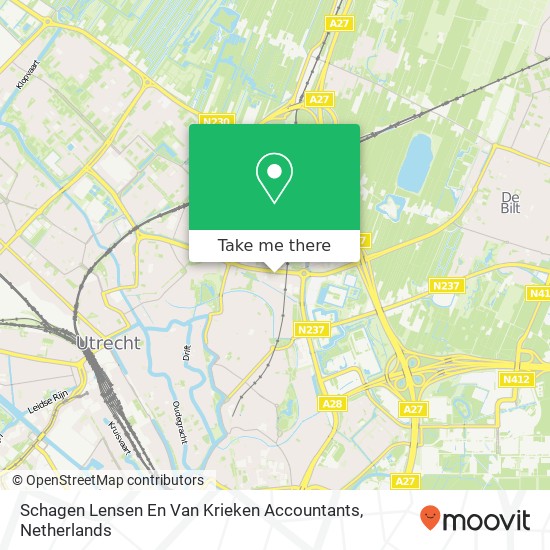 Schagen Lensen En Van Krieken Accountants map