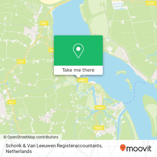 Schonk & Van Leeuwen Registeraccountants map