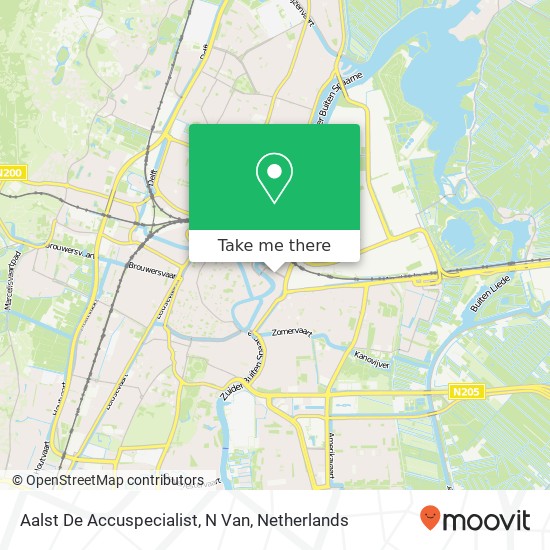 Aalst De Accuspecialist, N Van map