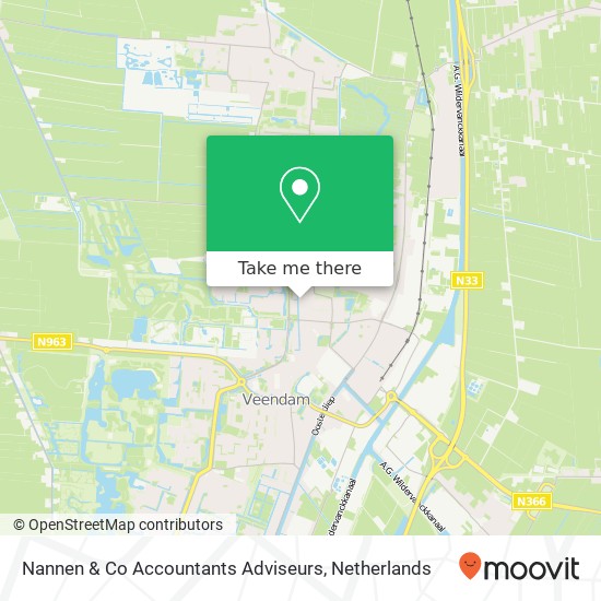 Nannen & Co Accountants Adviseurs map