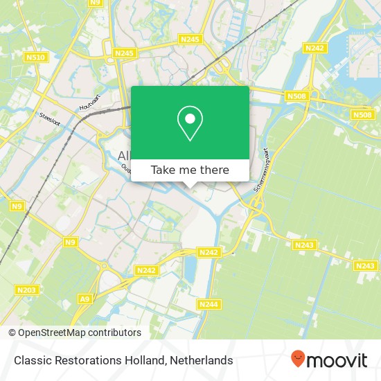 Classic Restorations Holland Karte