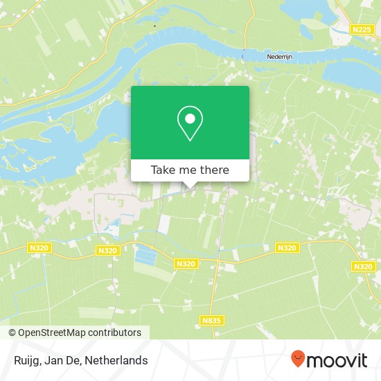 Ruijg, Jan De map