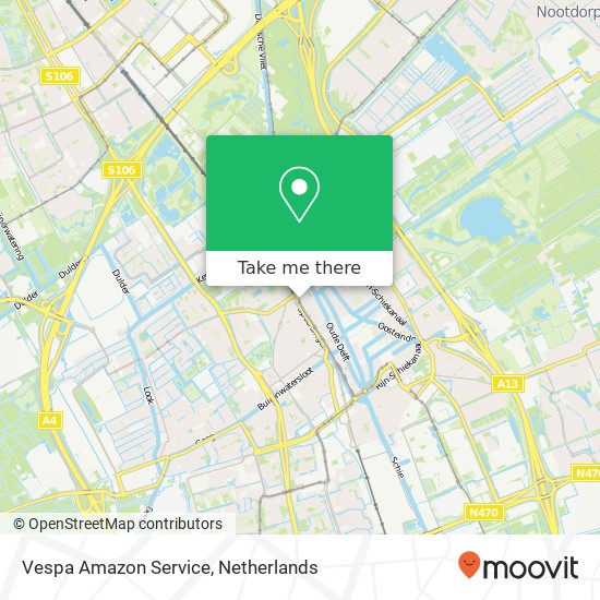 Vespa Amazon Service map