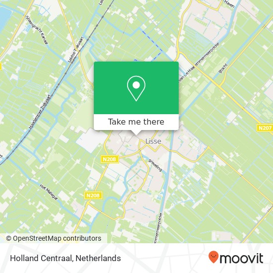 Holland Centraal map
