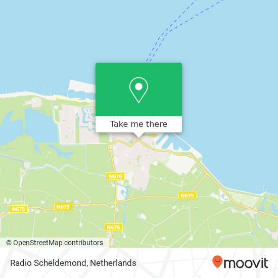 Radio Scheldemond Karte