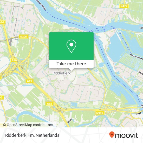 Ridderkerk Fm map