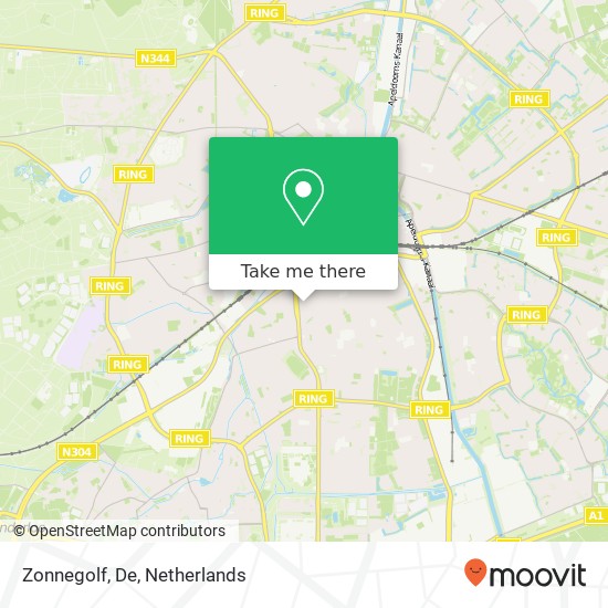 Zonnegolf, De map