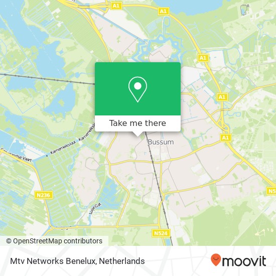 Mtv Networks Benelux map