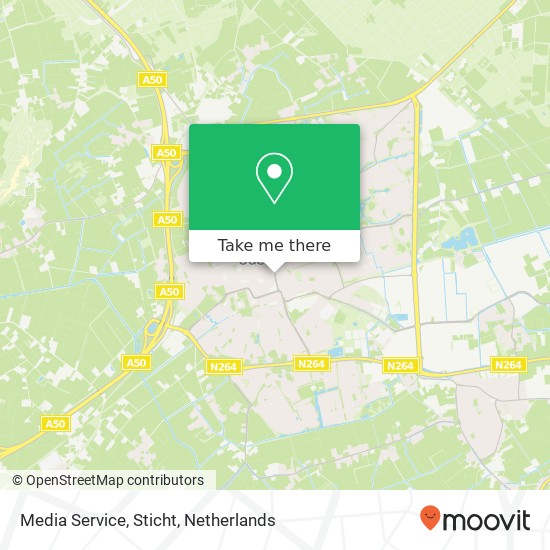 Media Service, Sticht map