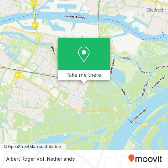 Albert Roger Vof map