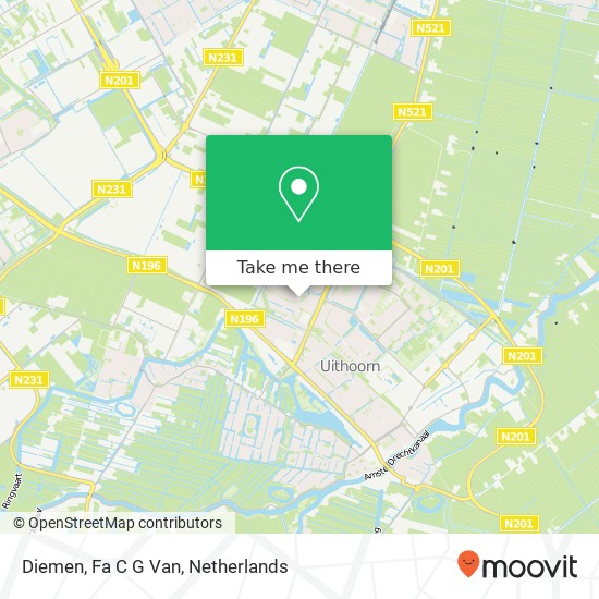 Diemen, Fa C G Van map