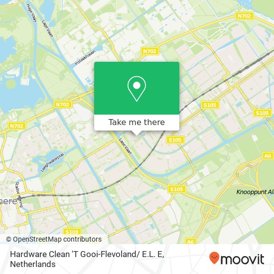 Hardware Clean 'T Gooi-Flevoland/ E.L. E Karte