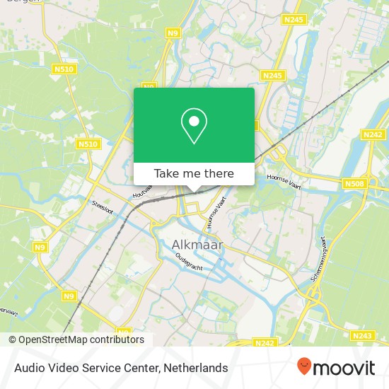 Audio Video Service Center map