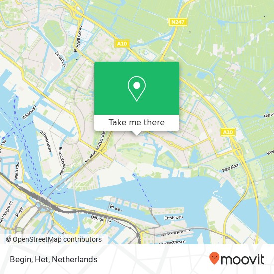 Begin, Het map