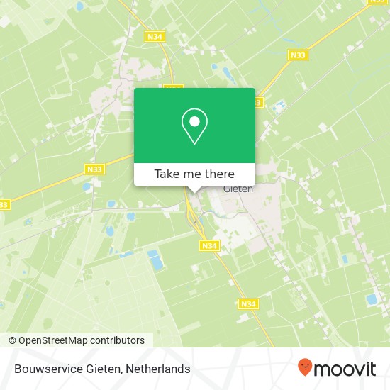 Bouwservice Gieten map