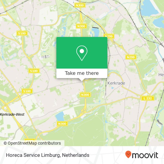 Horeca Service Limburg map