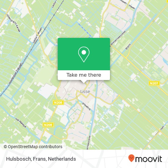 Hulsbosch, Frans map