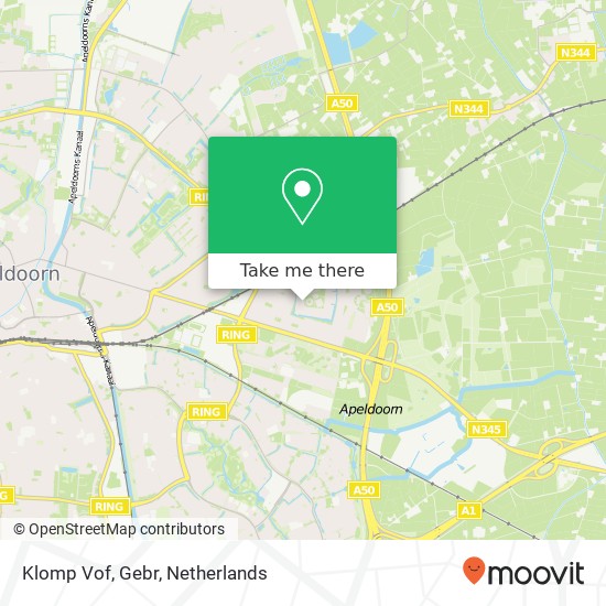 Klomp Vof, Gebr map