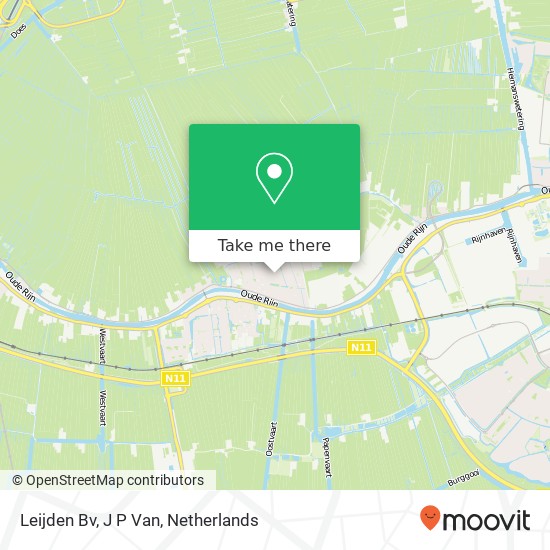 Leijden Bv, J P Van map