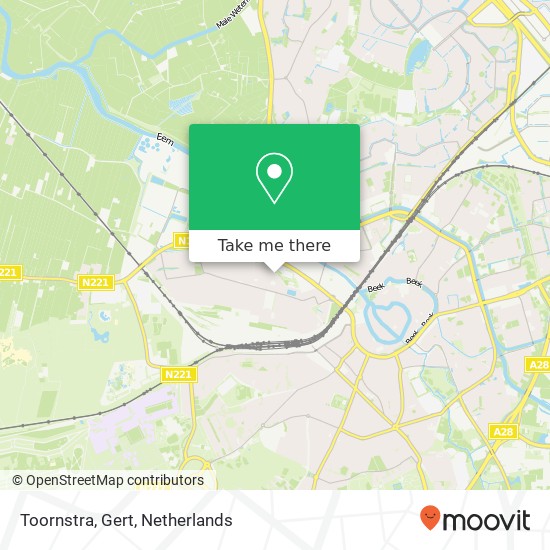 Toornstra, Gert map