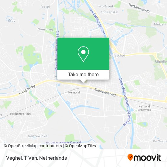 Veghel, T Van map