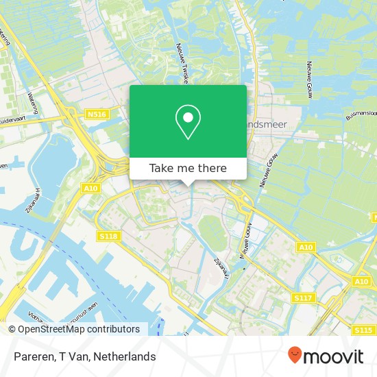 Pareren, T Van map