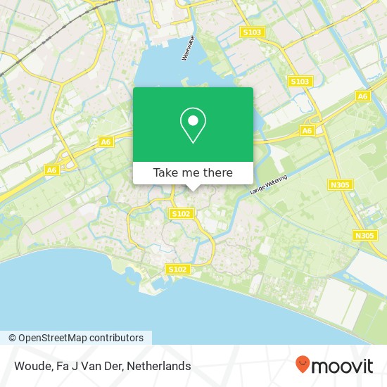 Woude, Fa J Van Der map