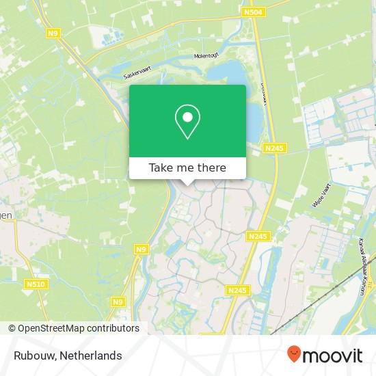 Rubouw map