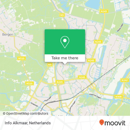 Info Alkmaar map
