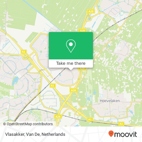 Vlasakker, Van De map
