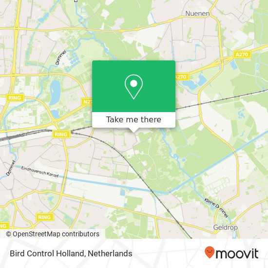 Bird Control Holland map