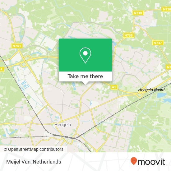 Meijel Van map