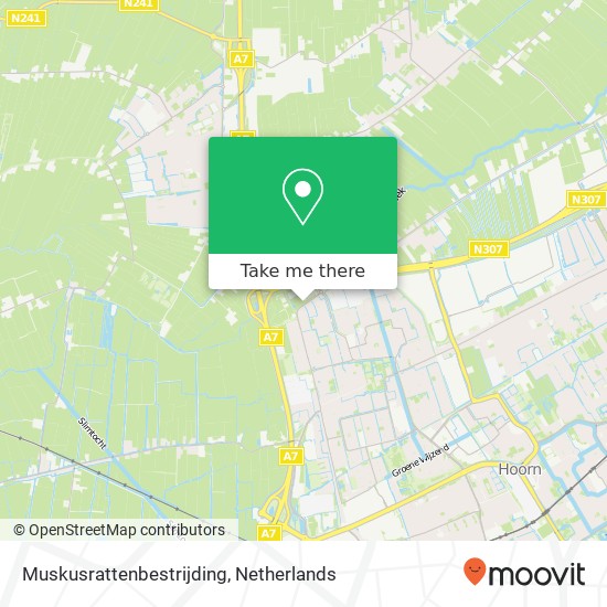 Muskusrattenbestrijding map